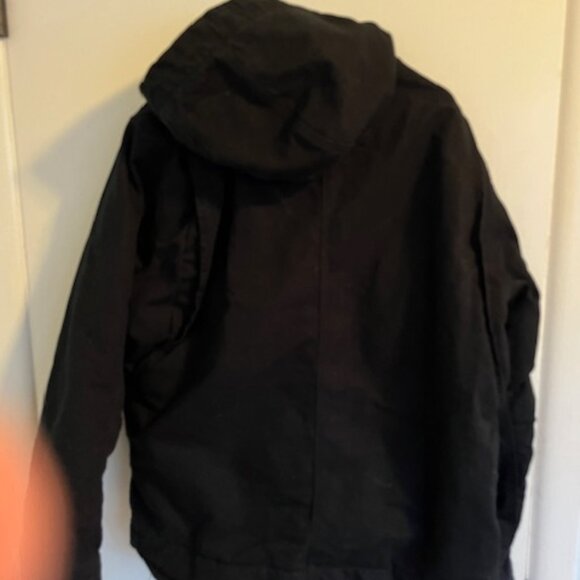 Carhartt Men's Relaxed Fit Washed Duck Sherpa-Lined Utility Jacket - Picture 3 of 6